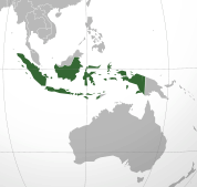 Месторасположение Индонезии
